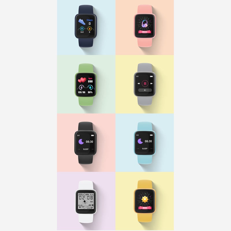 LT716 Fashion Multicolor Intelligent Watch Real-Time Monitor Multifunctional BT Sports Recha-rgeable Intelligent Watch - Image 4