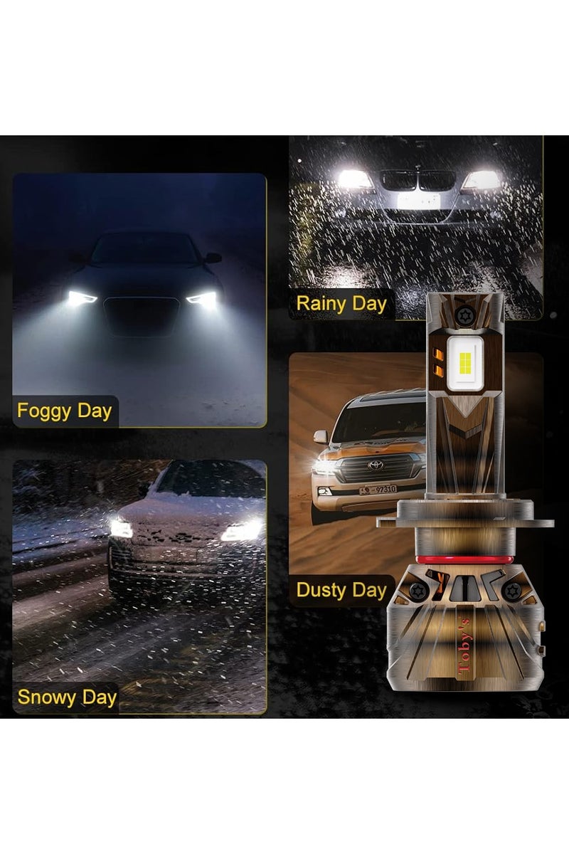 توبيز توباى XT65 H11/H8 ، زوج من لمبات LED أصلية للسيارة، بقدرة 65 وات لكل لمبة، و6500 لومن لكل لمبة، مع درجة حرارة لون 6500 كلفن. - Image 5