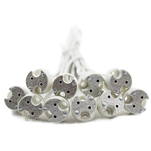 DiCUNO G8 Base Wire Connector Socket, G8 LED Light Bulb Socket Adapter, Ceramic Bulb Holder, 10 Pack - Image 1