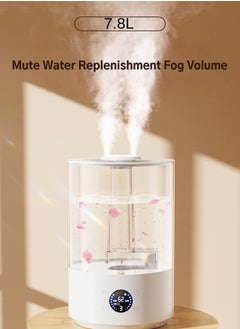 Humidifiers Air Humidifier 7.8L Household Mute Bedroom Winter Room Fog Volume Humidifier Office Air Purification Humidifiers for Bedroom