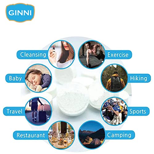 Ginni Clea Cleansing & Makeup Remover Wet Wipes - Orange (30 Wipes/Pack, Pack of 3) | Magic Coin Tablet Tissues (50 Pcs) - Image 4