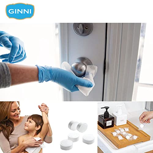 Ginni Clea Cleansing & Makeup Remover Wet Wipes - Orange (30 Wipes/Pack, Pack of 3) | Magic Coin Tablet Tissues (50 Pcs) - Image 5