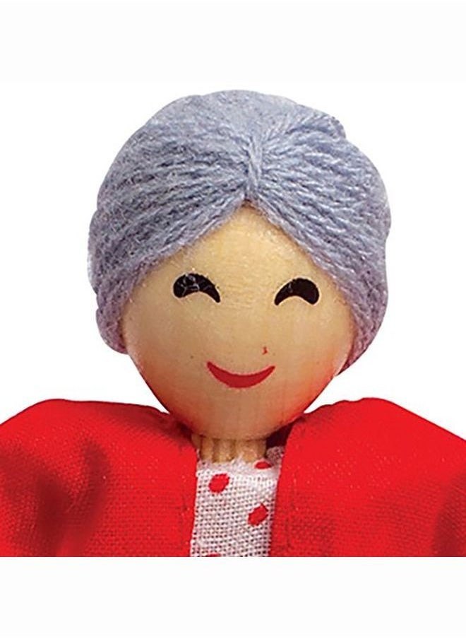 Hape - Asian Wooden Doll House Family Set - Image 1
