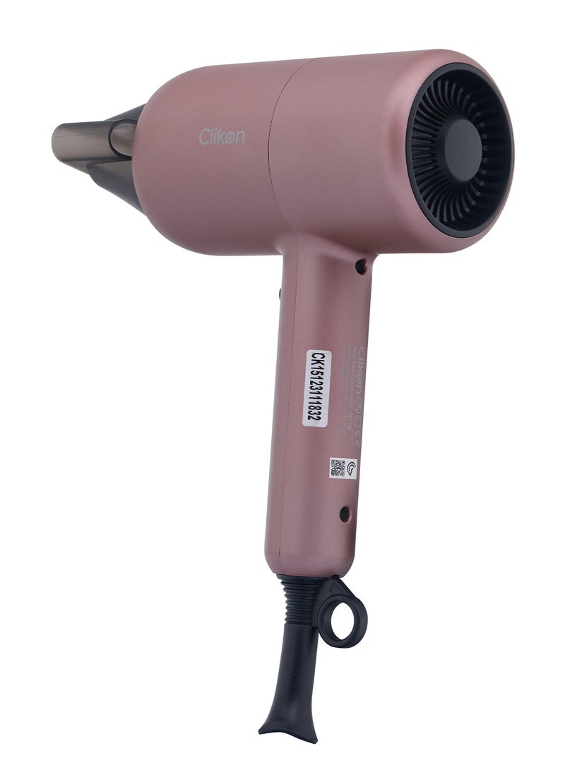 Clikon Clikon Professional Hair Dryer - 2-Speed & 3 Temperature Settings 1800W- 2 Years Warranty - Image 4