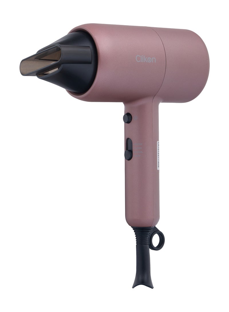 Clikon Clikon Professional Hair Dryer - 2-Speed & 3 Temperature Settings 1800W- 2 Years Warranty - Image 5