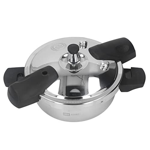 Focket Stainless Steel Pressure Cooker, 1.8L Electric Pressure Cooker 1.8 Liter Mini Pressure Cooke Slow Cooker Explosion Proof Rice Cooker Yogurt Maker Cake Maker Egg Cooker Hot Pot - Image 1