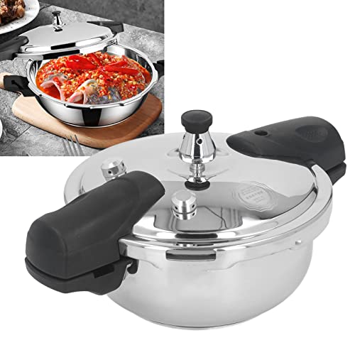 Focket Stainless Steel Pressure Cooker, 1.8L Electric Pressure Cooker 1.8 Liter Mini Pressure Cooke Slow Cooker Explosion Proof Rice Cooker Yogurt Maker Cake Maker Egg Cooker Hot Pot - Image 4