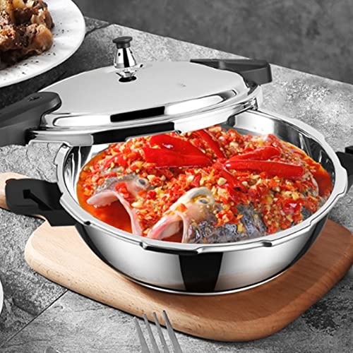 Focket Stainless Steel Pressure Cooker, 1.8L Electric Pressure Cooker 1.8 Liter Mini Pressure Cooke Slow Cooker Explosion Proof Rice Cooker Yogurt Maker Cake Maker Egg Cooker Hot Pot - Image 3