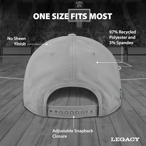 Legacy NCAA Officially Licensed Rope Hat Texas Longhorns Lightweight Cap for Men Women Caddy Adjustable Caddy GreyGrey White Rope One Size Fits Most Snapback Closure - Image 3