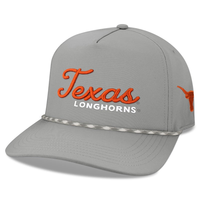 Legacy NCAA Officially Licensed Rope Hat Texas Longhorns Lightweight Cap for Men Women Caddy Adjustable Caddy GreyGrey White Rope One Size Fits Most Snapback Closure - Image 2