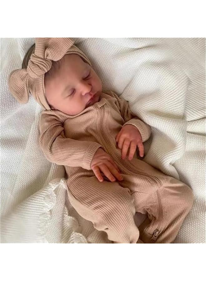 Baby Dolls 19 Inch Realistic Doll Newborn Baby Doll Reborn Vinyl Dolls Bebe Toy for Kids Age 3+ - Image 1