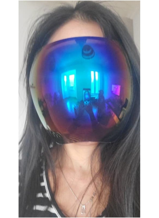 FEISEDY - FEISEDY Full Cover Face Visor Protective Glasses Mirror Shield Sunglasses Anti Fog B2781 - Image 1