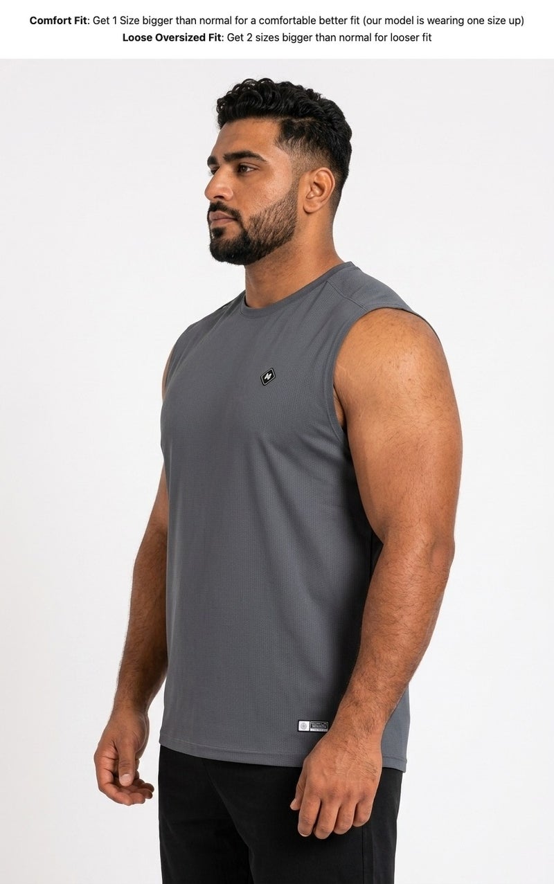Moveletix Men's Plus Size Training Tank Top Green - Image 2
