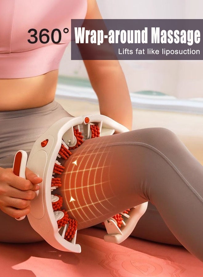 Super ZYouth New Waist and Leg Slimming Roller, Trigger Point Muscle Massage Roller for Calf, Leg, Arm, Foam Roller Deep Massage Tool for Relieve Muscle Soreness, Stiffness and Tight Muscles Orange - Image 2