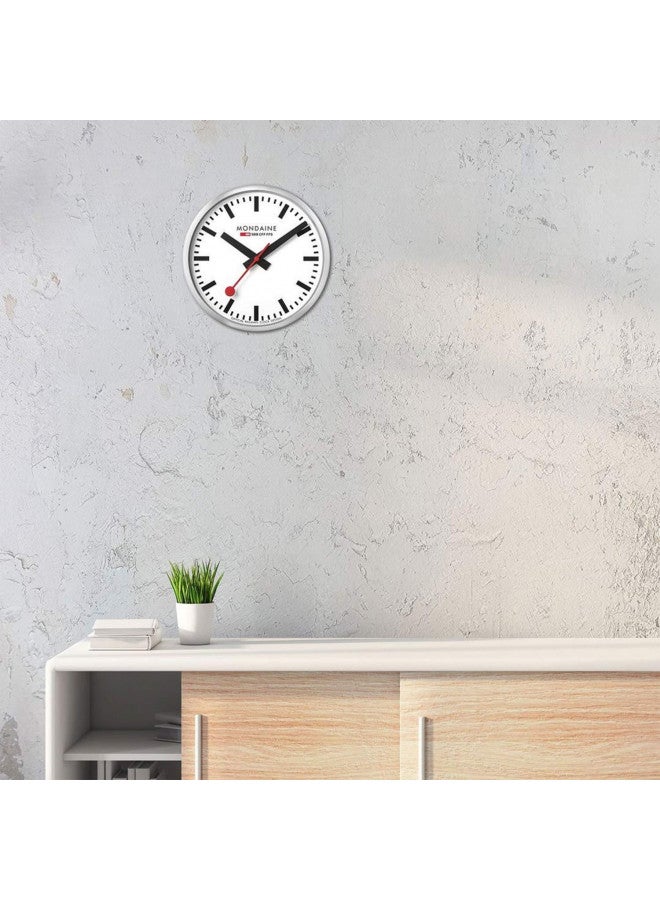 MONDAINE Mondaine - Wall Clock - A995.Clock.16SBB - Large White Dial - Wall Clocks - Made in Switzerland  - Image 4