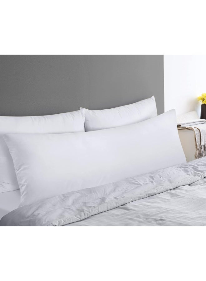 Large Body Pillow Insert- Breathable Full Body Pillow for Side Sleeper - Soft Long Bed Pillow for Adults - 20 x 54 inch  - Image 2