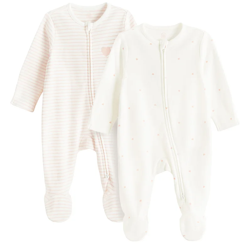 كول كلوب من سمييك CCG3200404-00 WHITE COTTON OVERALL 2-PACK