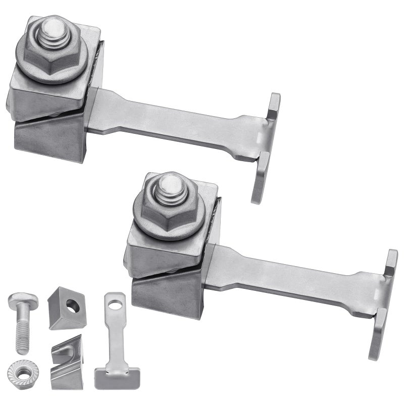 Yaocom 2 Pcs Wedge Battery Clamp Positive and Negative Battery Terminal Clamps Wedge Battery Terminal Clamps - Image 3