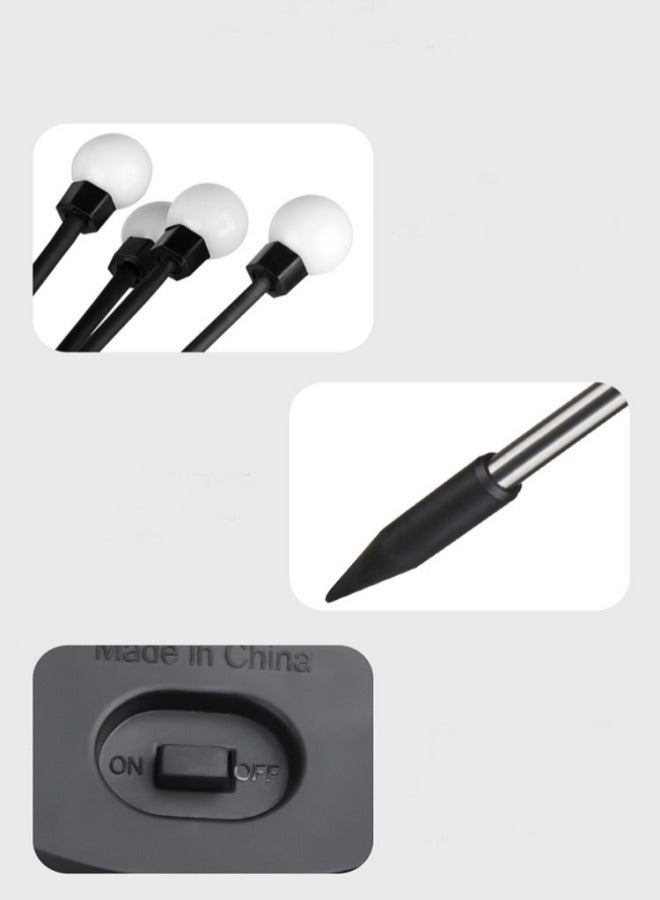 ميكسد 4 حزمة 8 الدوي الشمسية ضوء اليراعات ، في الهواء الطلق للزينة المناظر الطبيعية الطريق - Image 3