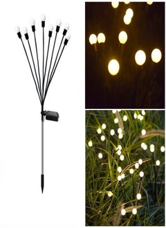 MIXDE 4 Pack 8 LED Solar Powered Firefly Lights for Path Landscape Outdoor Decorative  - Image 2