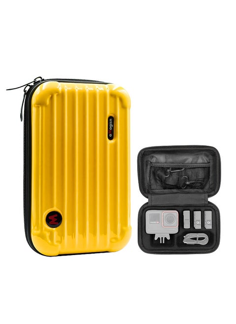 AC03 Sports Camera Case Portable Storage Bag for Camera with Semi-open Design Detachable Interior Organizer Camera Protective Bag with Straps Compatible with Insta 360 Ace