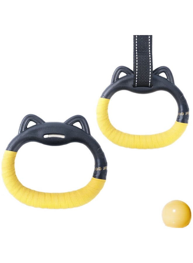 JD.com Jingzao Children'S Home Fitness Pull-Up Rings, Exercise Shoulder Waist Neck Pull-Up Rings, Home Single Bar Pull-Up Rings, Set Of Two - Image 2