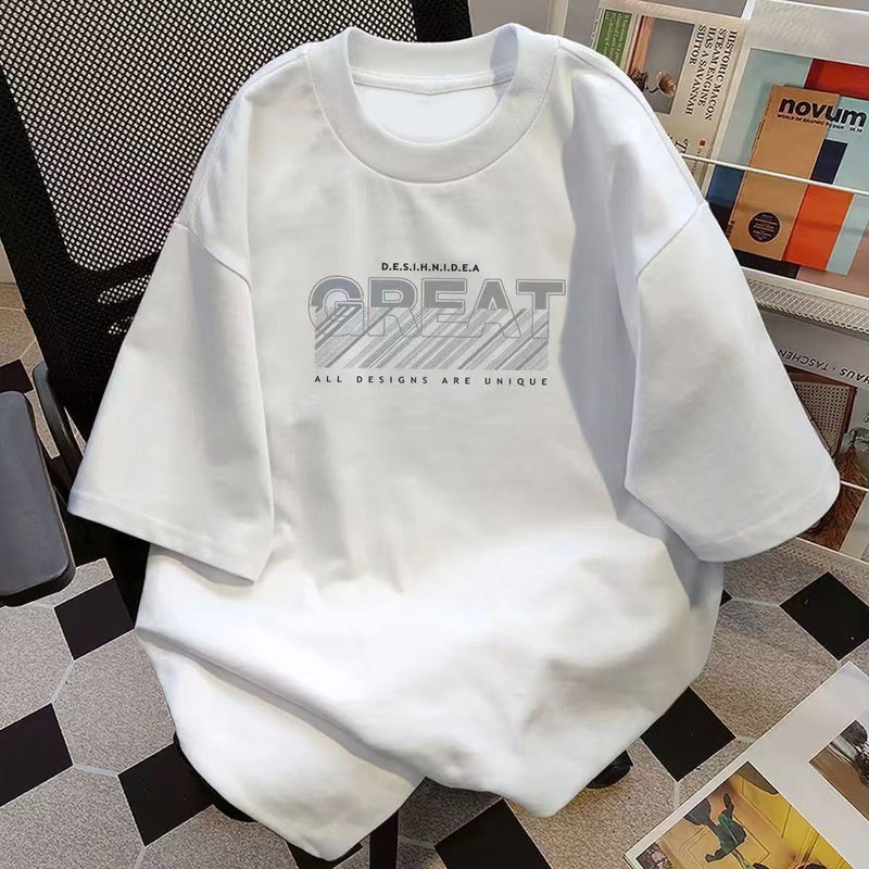 Ice silk Solona loose short-sleeved T-shirt men's 2026 new summer fashion brand heavyweight high street youth popular top - Image 3