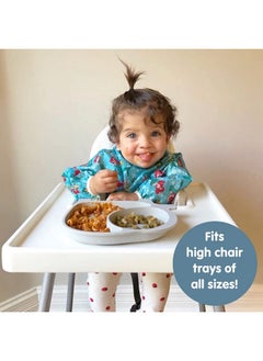 100% Silicone Divided Toddler Plate - 1 Elephant Suction Plate For Babies, Toddlers And Big Kids - Dishwasher And Microwave-Safe - Bpa, Phthalate, Pvc, Lead, Bps, And Latex-Free - Sage - pzsku/Z8447052CB4437B1214AEZ/45/_/1733728821/d24dd8e9-8b4d-45c7-a6c5-ce0d428faa21