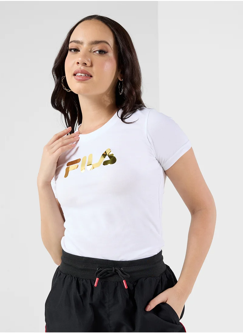 فيلا Metallic Logo T-Shirt