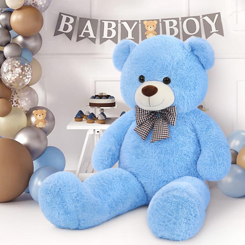 MaoGoLan Large Blue Teddy Bear Jumbo Bear 55 inch Oversize Huge Stuffed Animal for Boys and Girls - Image 3