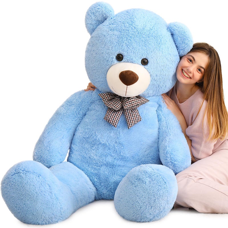 MaoGoLan Large Blue Teddy Bear Jumbo Bear 55 inch Oversize Huge Stuffed Animal for Boys and Girls - Image 2
