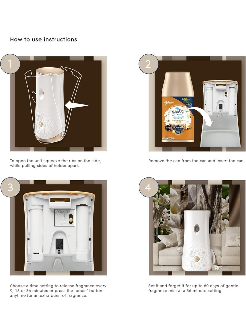 جليد معطر جو أوتوماتيكي برائحة العنبر والعود 269 مل - Image 4