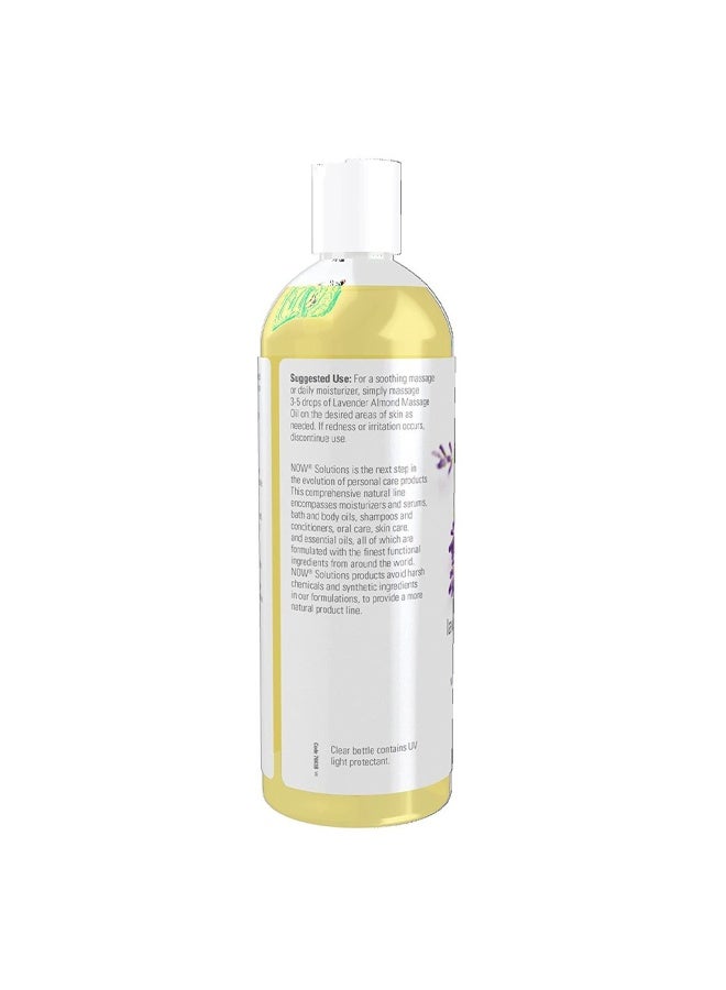 now Solutions Paraben-Free Vitamin Infused Lavender Almond Massage Oil 473Ml - Image 3