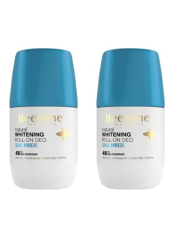 Whitening Roll-On Deodorant Cool Breeze Pack of 2 50ml