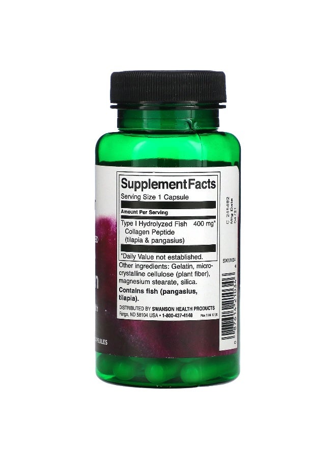 SWANSON سوانسون، كولاجين بحري، 400 ملغ، 60 كبسولة - Image 2