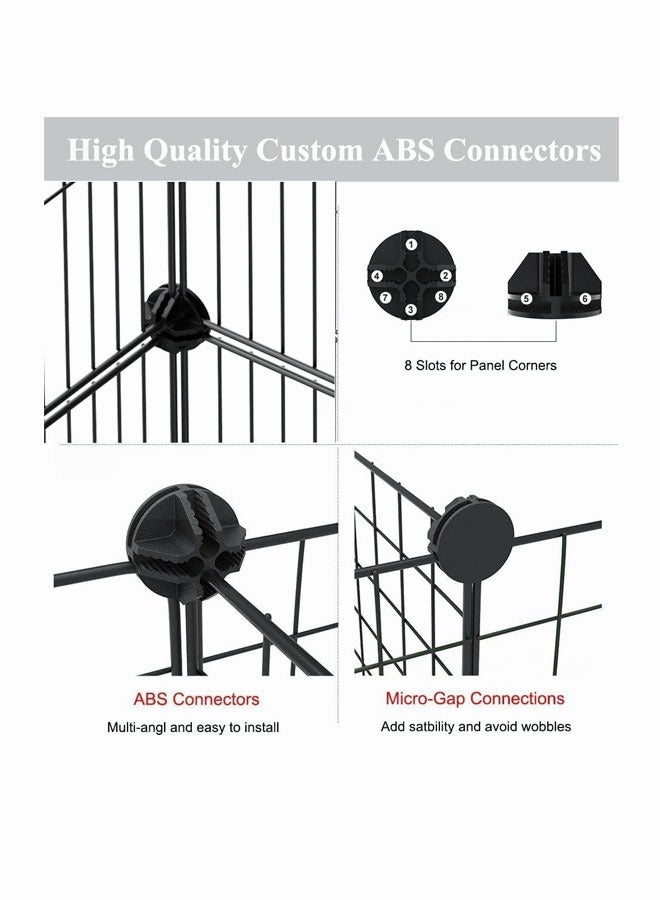 Generic Large Cat Cage Cat Playpen Detachable Metal Wire Indoor Diy Kennels Crate Large Exercise Place 2x3x4 Ideal For 1-4 Cat 28x 41x 55 Inch  - Image 3