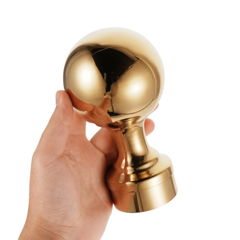 IMIKEYA 54 Inch Flag Pole Finial Decor Cast Aluminum With Ball Ornament For Outdoor Use In Garden Yard Patio Terrace Smooth Gold Finish - Image 5