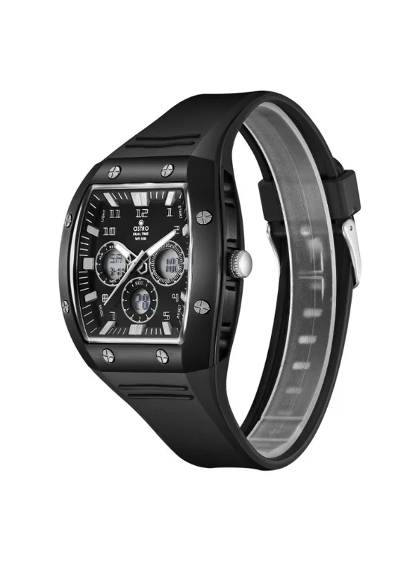 ASTRO Astro A24806-PPBB Kids Analog-Digital Display Watch & Polyurethane Strap Black