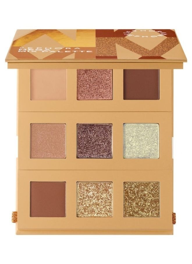SEPHORA SEPHORA COLLECTION Mega Mix Eyeshadow Palette Fiery Warm Nude 7.3g  - Image 1