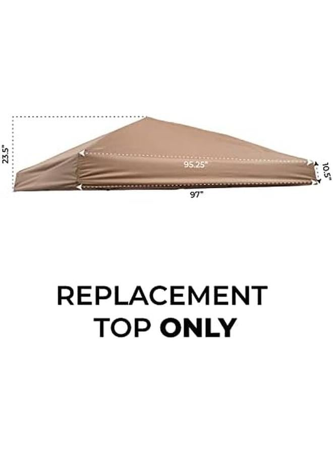 Generic Pop Up Canopy Replacement Top Only Khaki  - Image 2