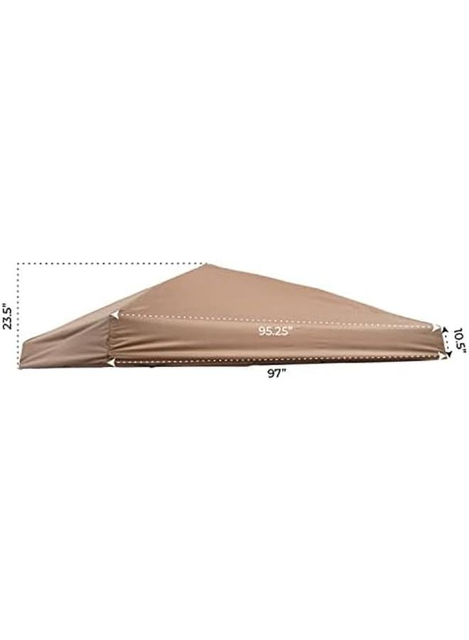 Generic Pop Up Canopy Replacement Top Only Khaki  - Image 3