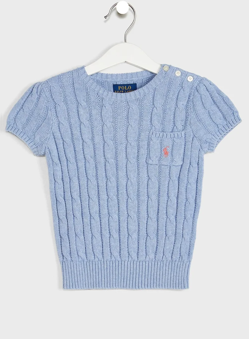 POLO RALPH LAUREN Kids Round Neck Sweater