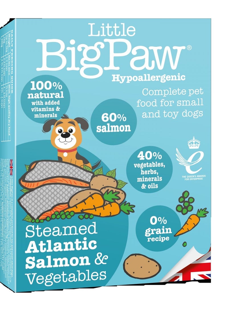 Little Big Paw - Little Big Paw Dog Salmon With Vegetable Puppies Wet Food 150G - Image 1