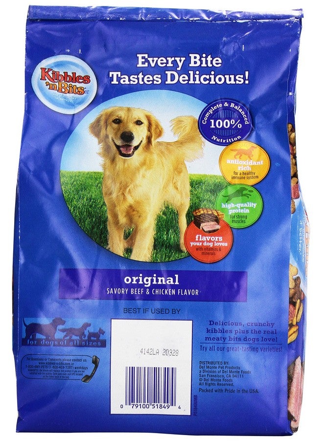  كيبلز ن بت طعام الكلاب Kibbles 'n Bits بنكهة لحم البقر والدجاج اللذيذة الأصلية - Image 3