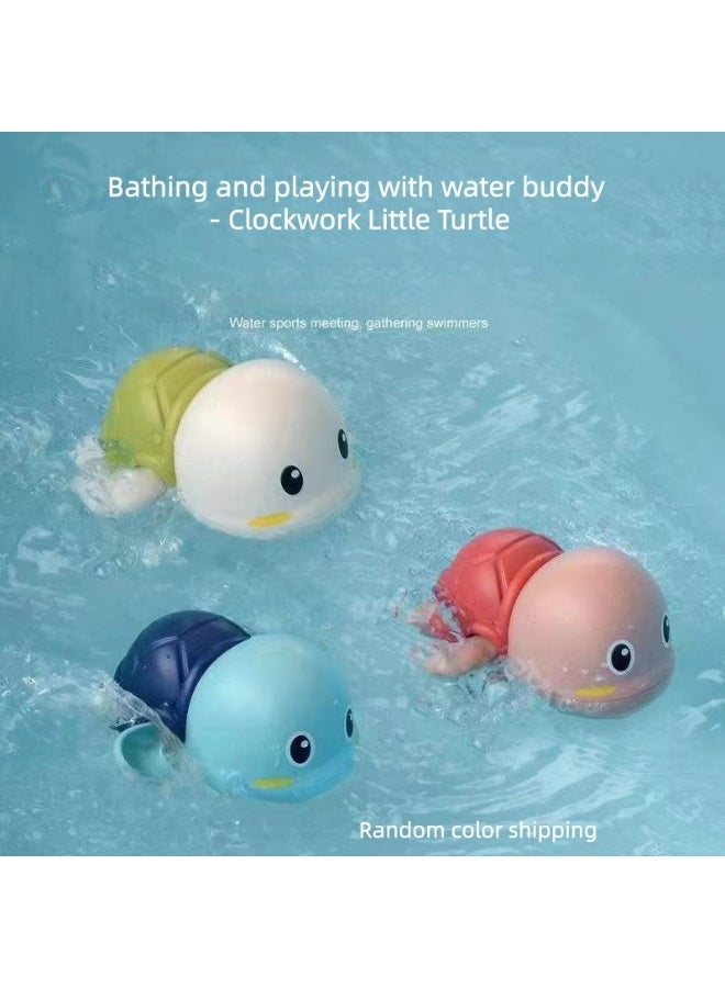 5-piece set of children's water play toys, water gun, swimming toy, turtle, swimming toy - Image 4