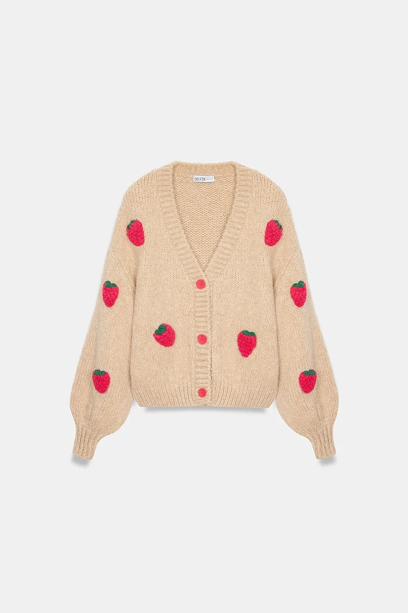 Dilvin Beige Natural DILVIN Women's Cardigan for Women | Best Price UAE