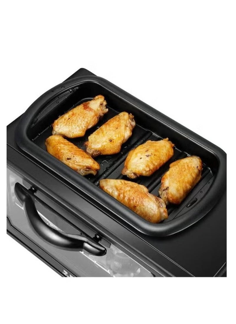 Generic 3-in-1 Multifunctional Breakfast Maker With Coffee Pot And Frying Pan & Oven  - Image 5