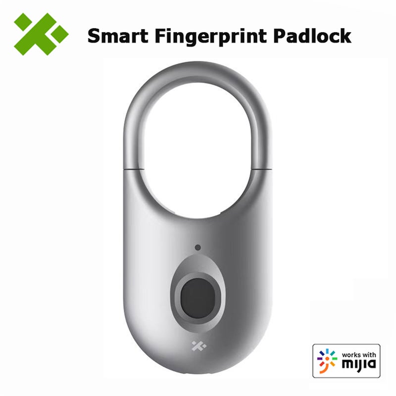 Hualai Xiaofang Smart Touch Fingerprint Padlock USB Charging Anti-theft Keyless Security Lock Travel Case Drawer Lock - Image 1