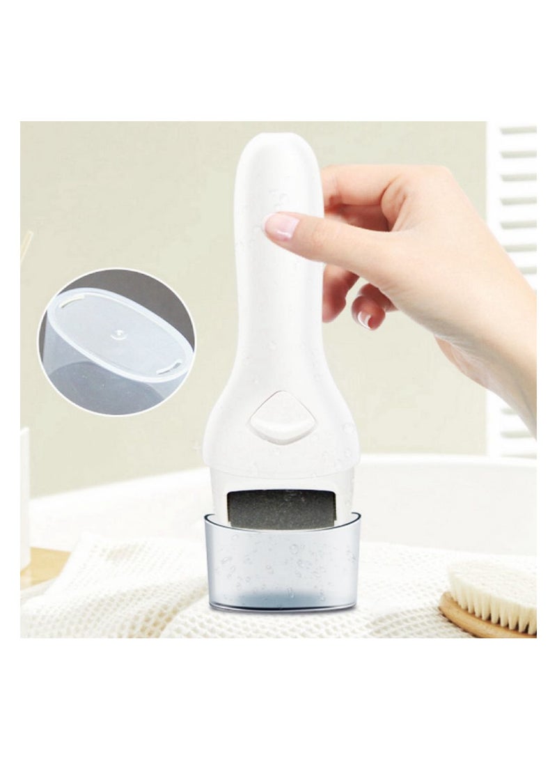 إسكدنيا Electric Hard Skin Remover Foot Callus Remover Electric Foot File Rechargeable Dead Skin Remover for Feet Electric Pedicure Kit Proffessinal Feet Care with 2 Roller Heads 1 Cleaning Brush USB Cord - Image 3
