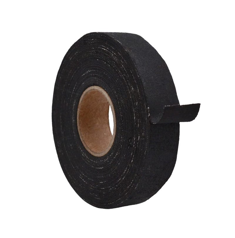 WOD Tape شريط الاحتكاك الأسود WOD FTC14، 3/4 بوصة × 60 قدم - شريط كهربائي لحزمة الأسلاك، شريط مقاوم لدرجات الحرارة العالية لكابلات محرك السيارات ومقبض قوي للرياضة. - Image 1